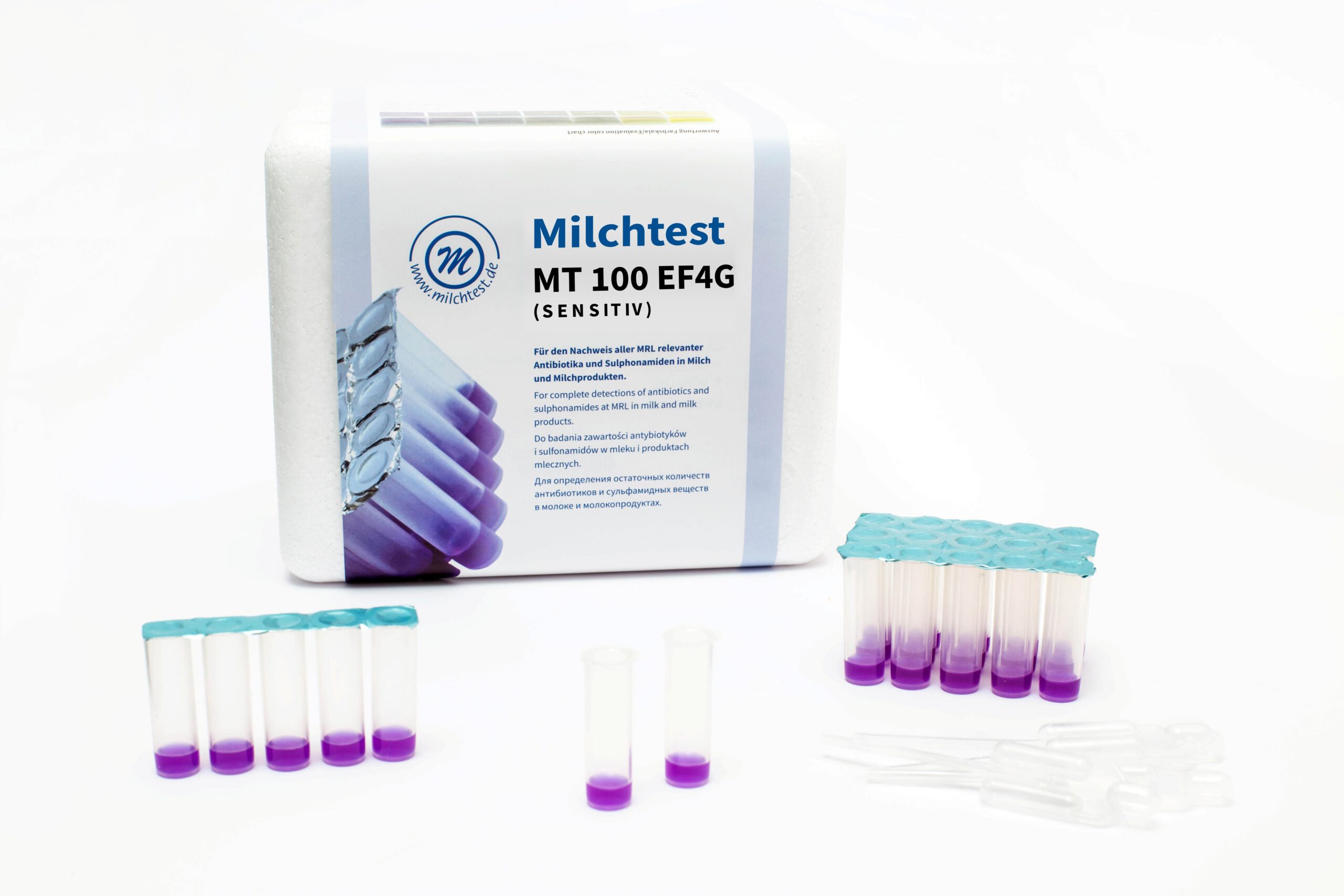 Milchtest MT 100 EF4G Sensitiv Hemmstofftest