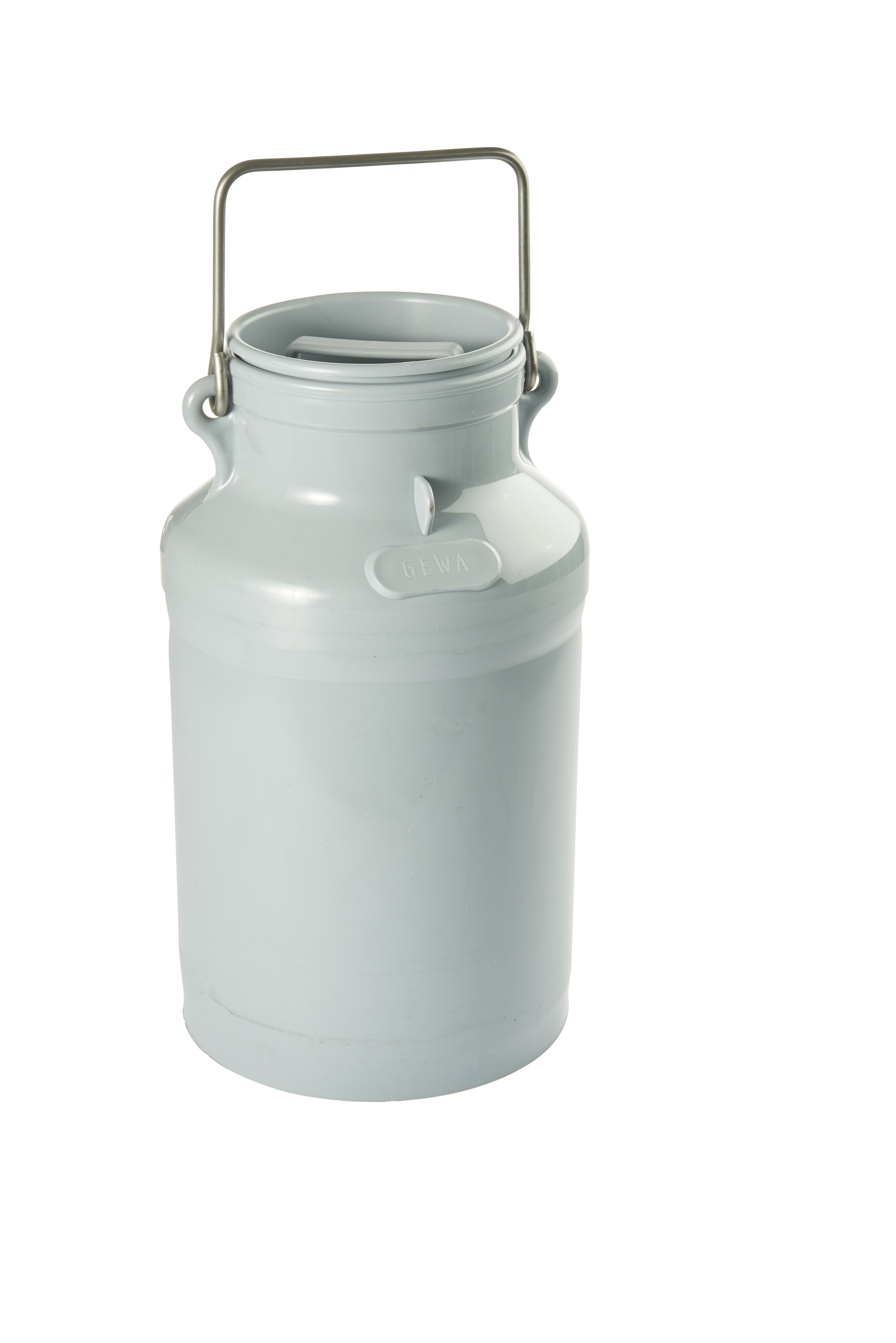 Kunststoff Milchkanne, GEWA, mit Steckdeckel, 10 Liter